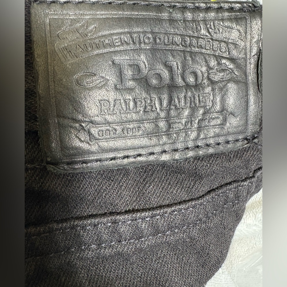 Polo by Ralph Lauren Black jeans. Size 38/30 - Picture 3 of 5